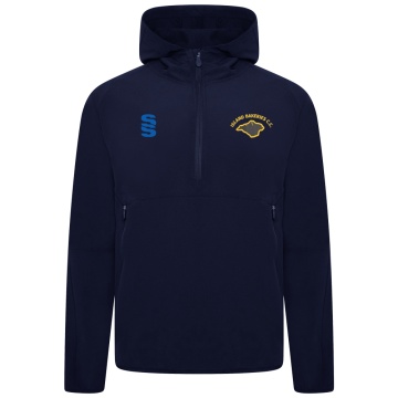 ISLAND BAKERIES CC Dual Elite 1/4 Zip Hoody / Rain Jacket : Navy