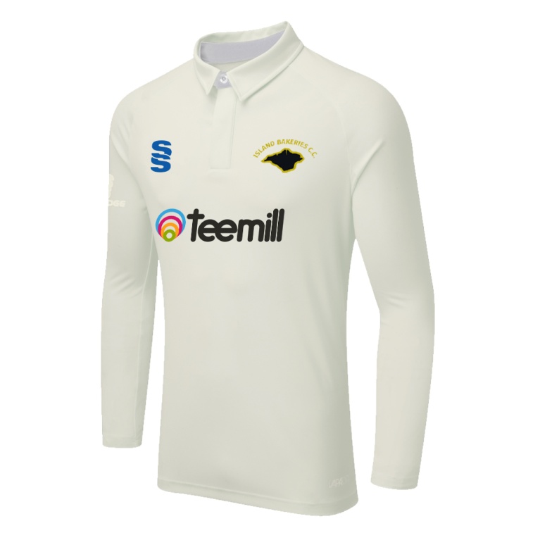 ISLAND BAKERIES CC DUAL LONG SLEEVE CRICKET SHIRT (WOMENS)-Ivory